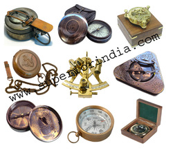 Manufacturers Exporters and Wholesale Suppliers of Brass Compass Magnetic Compass Nautical Compass delhi Delhi